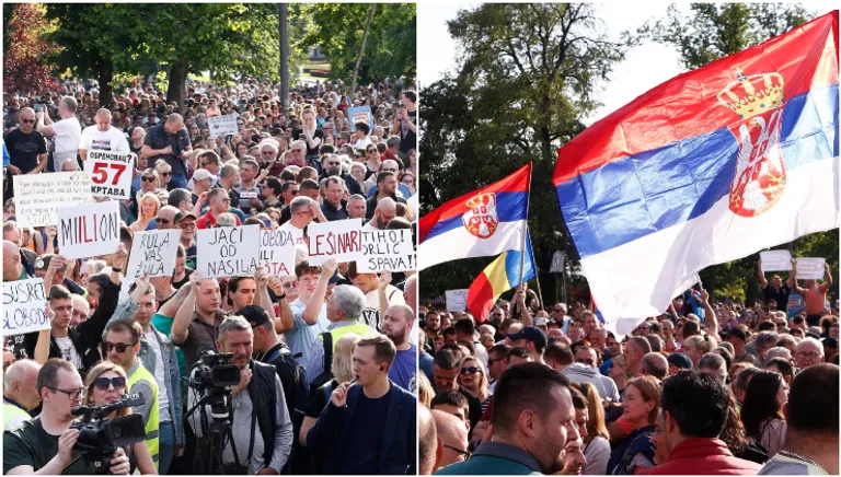 Prosvjed 'Srbija protiv nasilja'