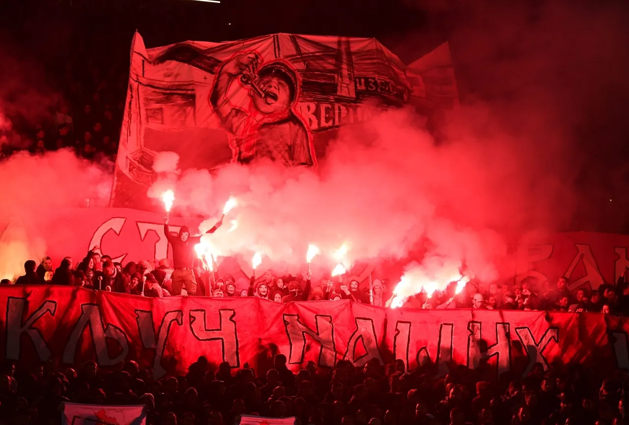 Beograd: Nogometni derbi između FK Crvena zvezda i FK Partizan
