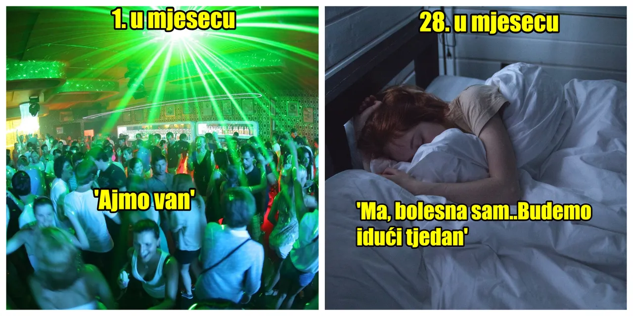 U iščekivanju plaće napravili smo duhovite, ali realne slike u kojima ćete se svi pronaći