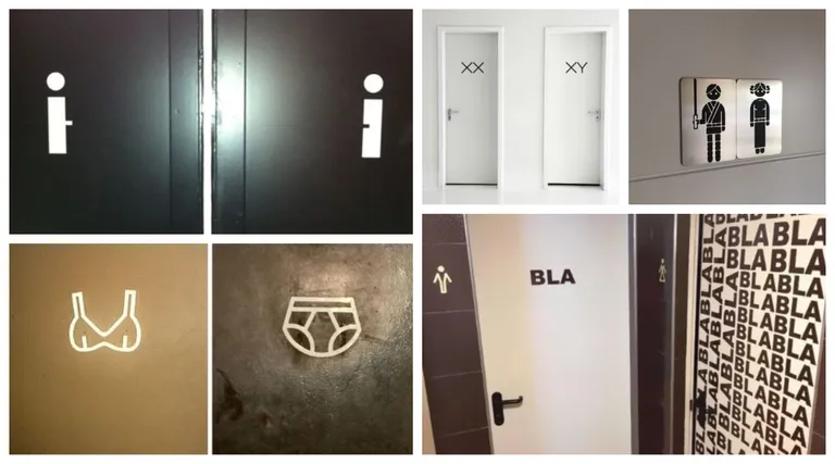 20 genijalno maštovitih znakova za muškarce i žene u javnim WC-ima