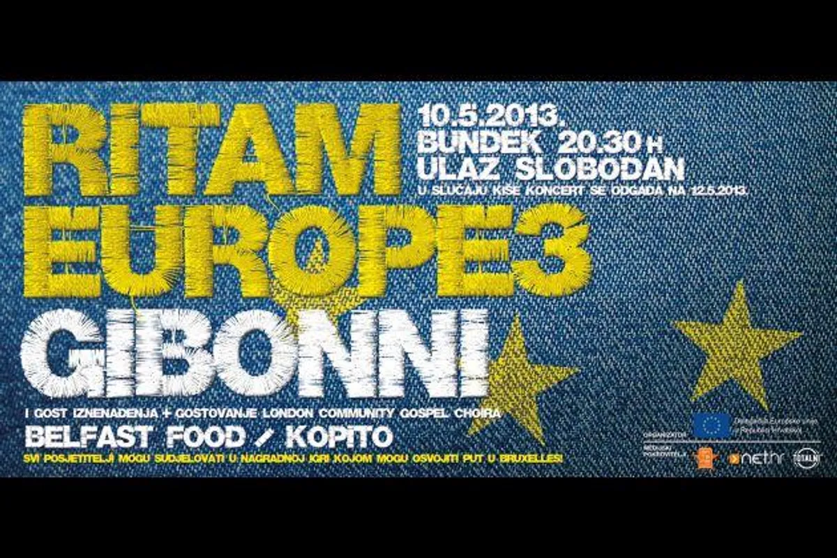 Gibonni na koncertu Ritam Europe 3