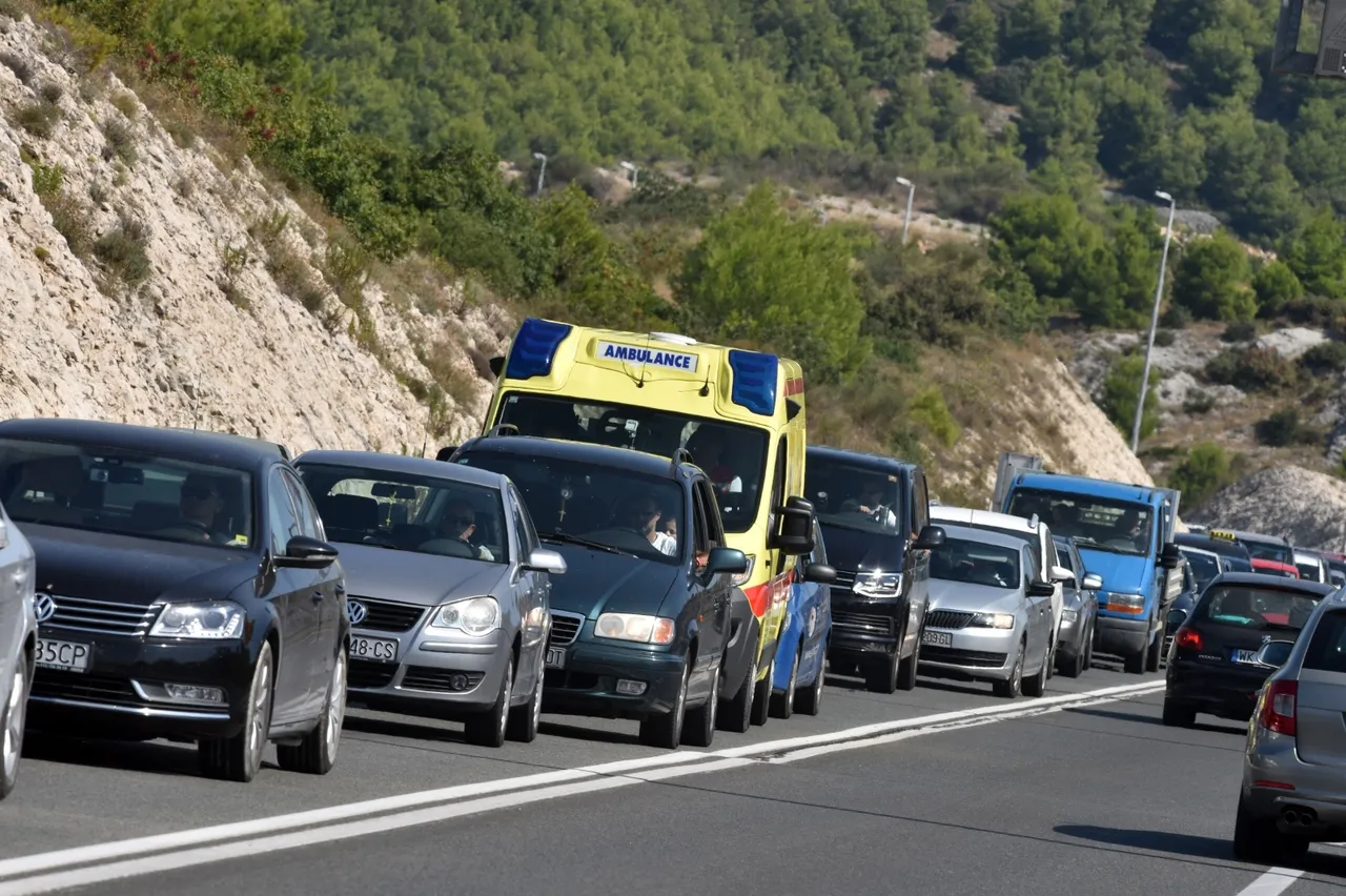 Gužva kod Šibenika