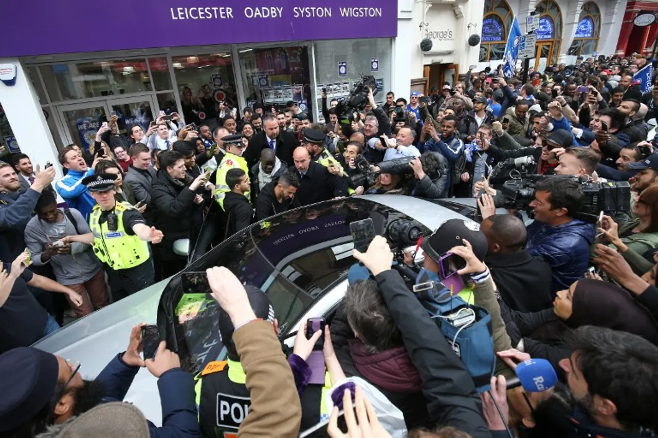 BRITAIN-FOOTBAL-ENG-PR-LEICESTER