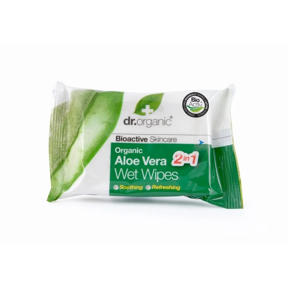 Dr. Organic Aloe Vera vlažne maramice