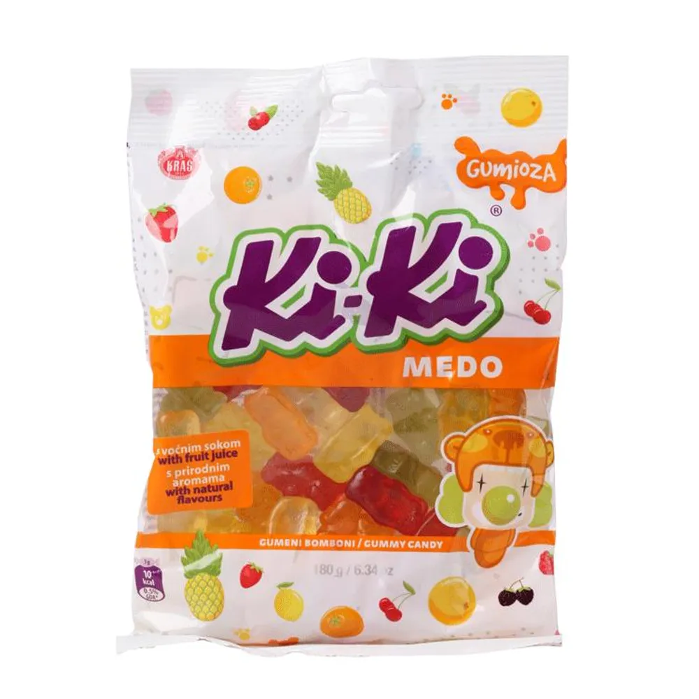 Bombon gumeni Kiki medo 180g