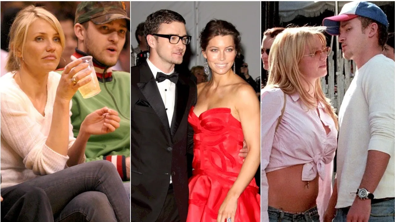 jessica biel, cameron diaz, britney spears i justin timberlake