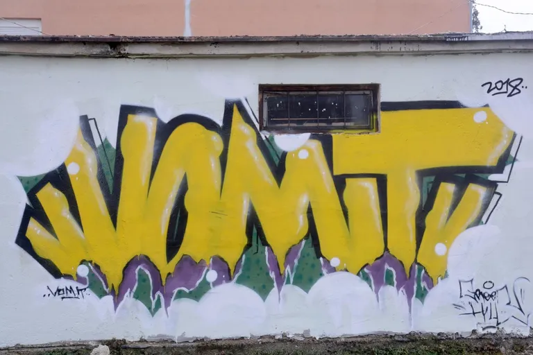 Siska: Grafiteri oslikali pročelja garaža