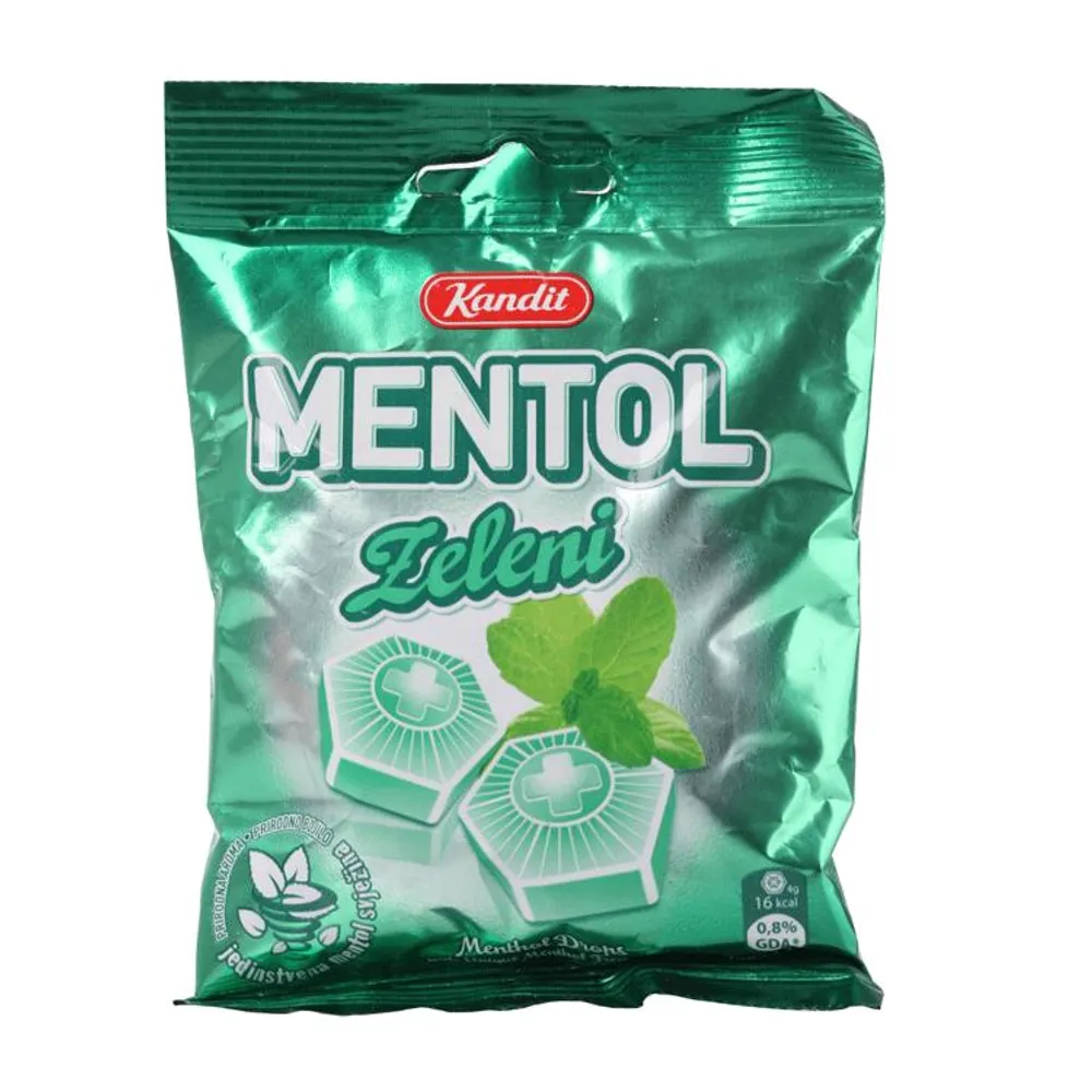 Bombon mentol zeleni 100 g Kandit