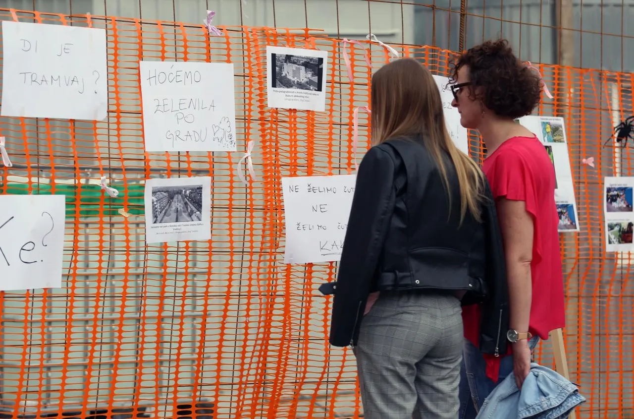 Inicijativa 'Vratite magnoliju' organizirala prosvjedno druženje na Trgu žrtava fašizma