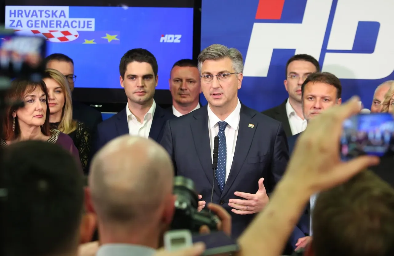Zagreb: Andrej Plenković obratio se medijima nakon objave službenih rezultata EU izbora