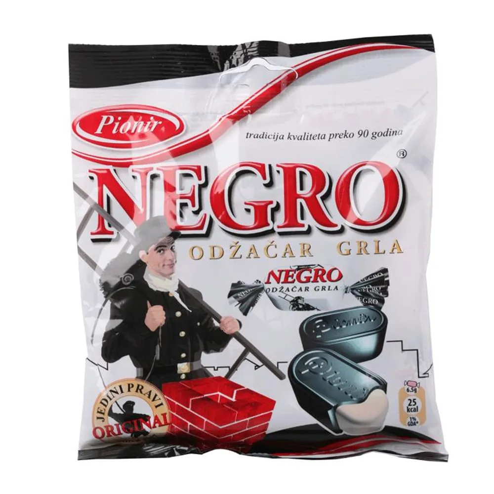 Bombon Negro 100 g Pionir