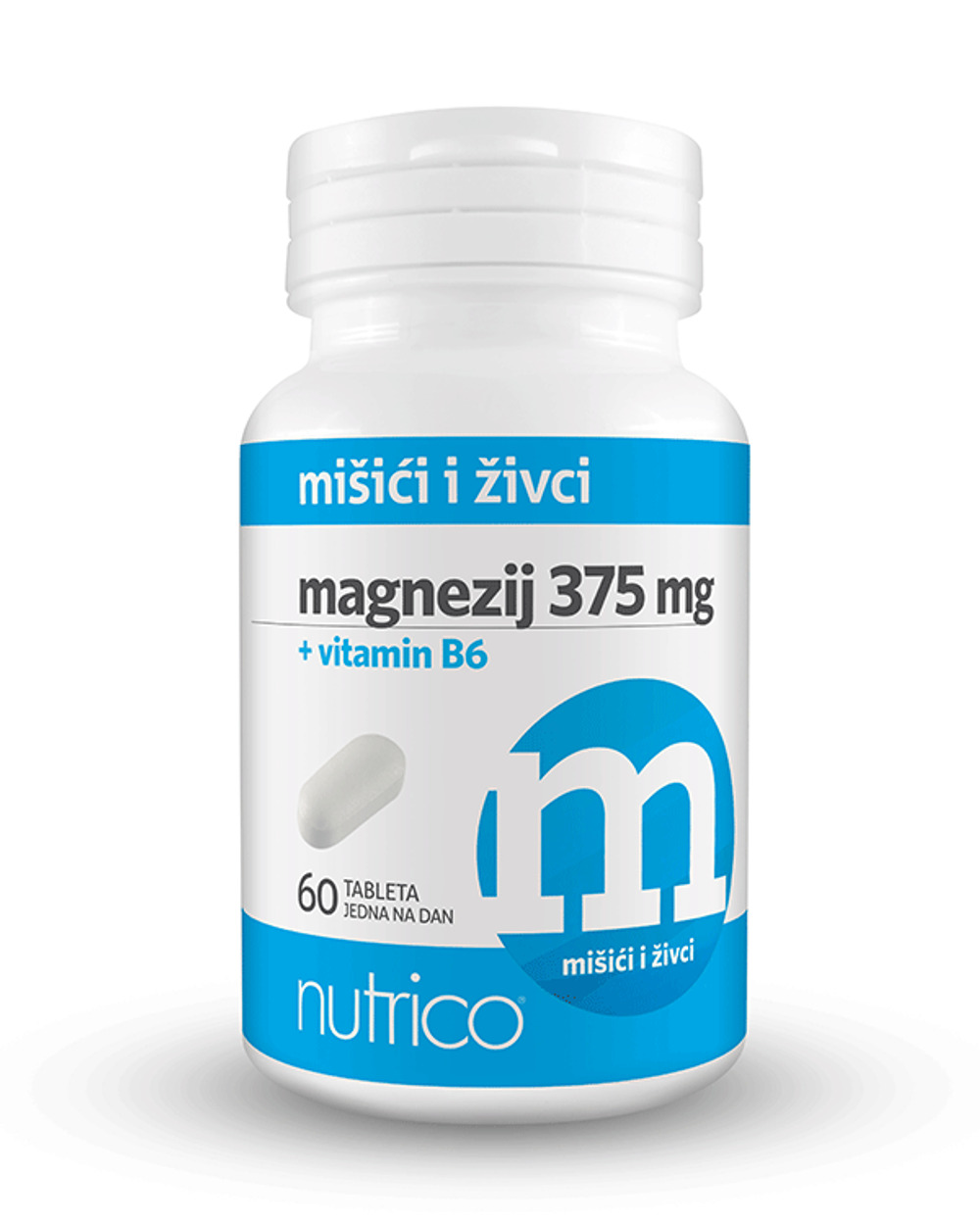 Nutrico Magnezij 375mg Vitamin B6 60 Tableta Žena Hr