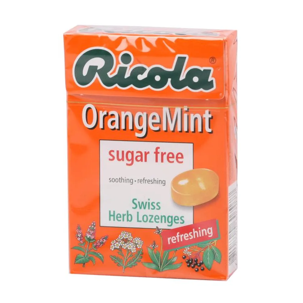 Bombon Ricola naranča mentol 40 g